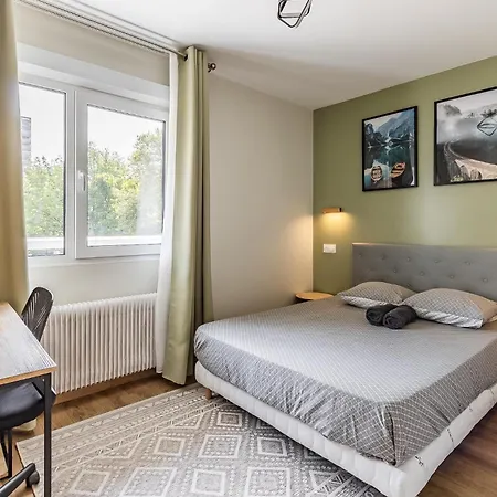 Apartment T2 Tete D'or Confort + Parking Gratuit Villeurbanne